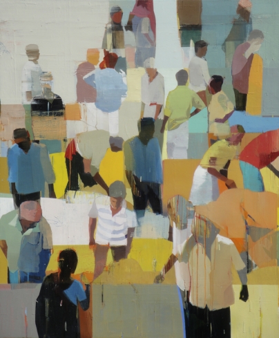 Market, Oil on canvas, 72” x 60”, 2015 